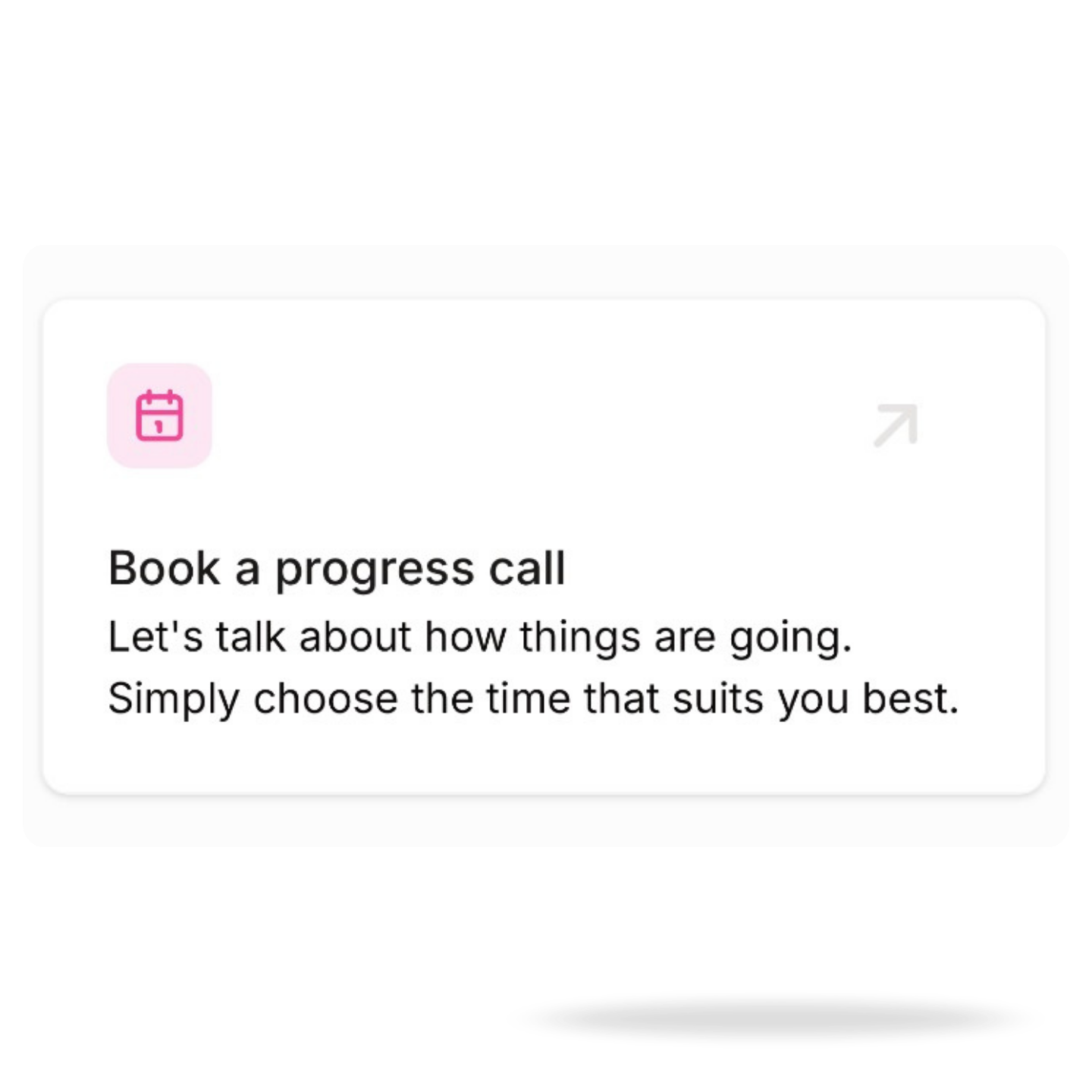 Book a Progress Call (Portal)